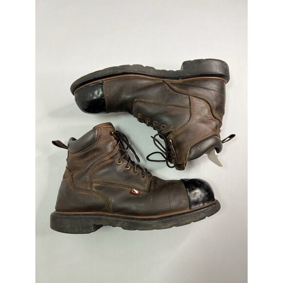 Red Wing 2212 Safety Toe Brown Work Boots Men’s Size 12D